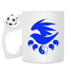 Кружка с футбольным мячиком
