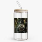 Банка с бамбуковой крышкой