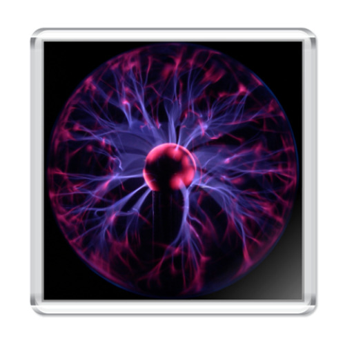 Магнит с принтом  Plasma Lamp