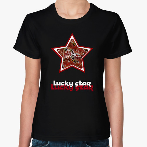 Женская футболка Lucky star