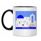 Кружка двухцветная