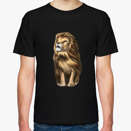 Футболка с принтом Лев