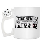 Кружка с футбольным мячиком