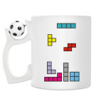 Кружка с футбольным мячиком