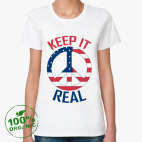 Женская футболка органик