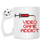 Кружка с футбольным мячиком