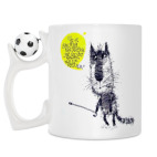 Кружка с футбольным мячиком