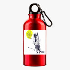 Металлическая бутылка 400 мл UV-DTF