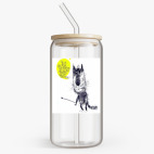 Банка с бамбуковой крышкой