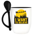 Кружка с ложкой