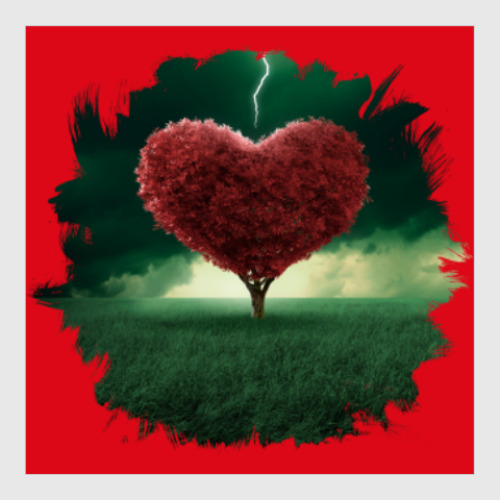 Постер Saint Valentine's Day heart