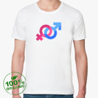 Мужская футболка органик