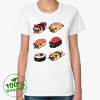 Женская футболка органик