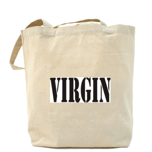 Сумка шоппер с принтом Virgin