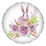 Кролик в цветах