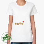 Женская футболка органик