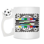 Кружка с футбольным мячиком
