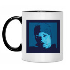 Кружка двухцветная