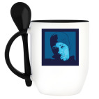 Кружка с ложкой