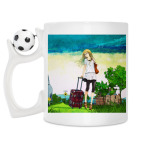 Кружка с футбольным мячиком