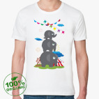 Мужская футболка органик