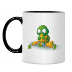 Кружка двухцветная