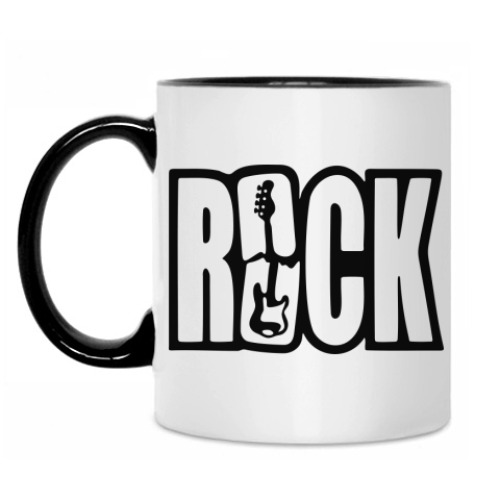 Кружка с принтом Rock