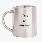 Кружка металлическая