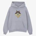 Толстовка худи оверсайз