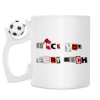 Кружка с футбольным мячиком