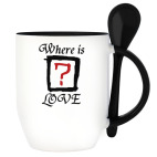 Кружка с ложкой