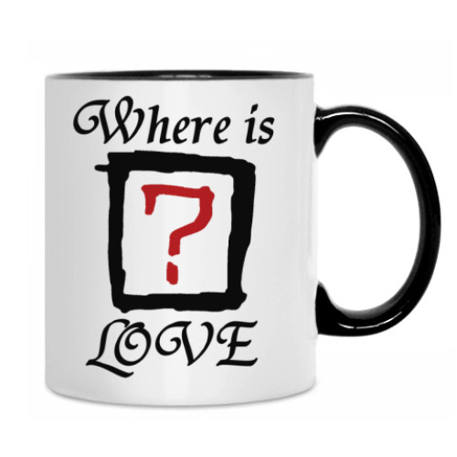 Кружка Where is LOVE