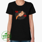 Женская футболка органик