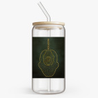 Банка с бамбуковой крышкой