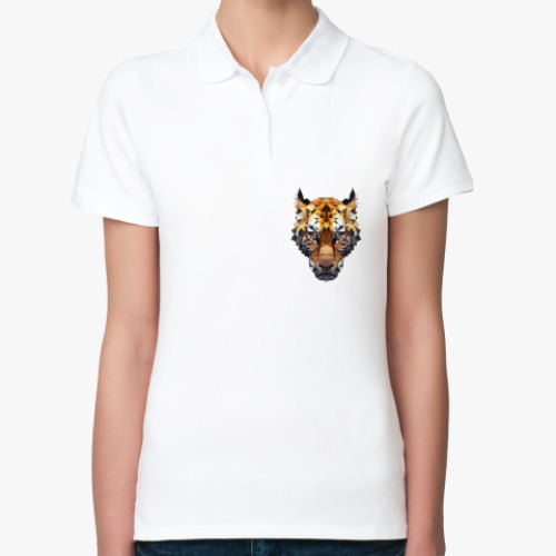 Женская рубашка поло (печать) Тигр / Tiger
