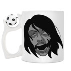 Кружка с футбольным мячиком