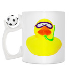Кружка с футбольным мячиком
