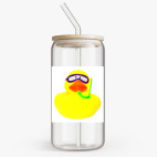 Банка с бамбуковой крышкой