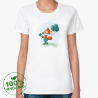 Женская футболка органик