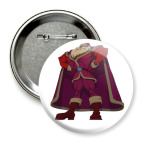 Значок 75 мм   Могучий санта