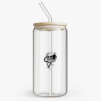 Банка с бамбуковой крышкой