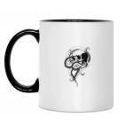 Кружка двухцветная