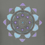 Мандала, ручная работа точками