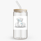 Банка с бамбуковой крышкой