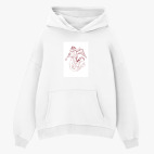 Толстовка худи оверсайз