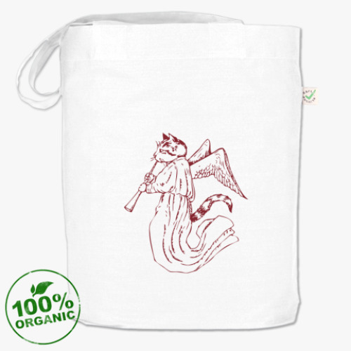 Сумка шоппер с принтом CAT