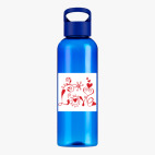 Прозрачная спортивная бутылка