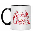 Кружка двухцветная