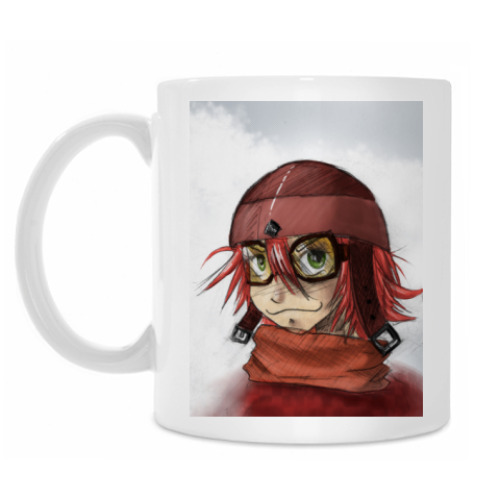 Кружка с принтом 'pilot'