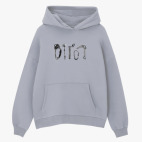 Толстовка худи оверсайз